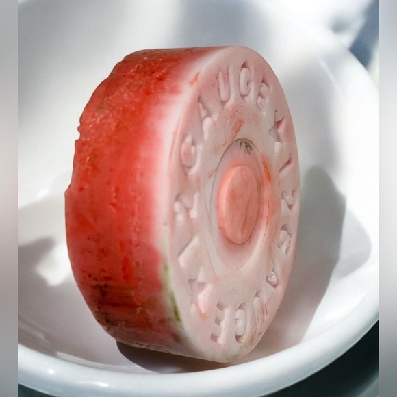 Cherry lime 12 gauge bullet handmade soap 3x3 inch & 5oz donkey milk/ oatmeal - Picture 2 of 3